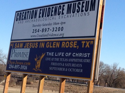 We discovered where Jesus lives, at least when he's not walking his pet dinosaur (more on that later).