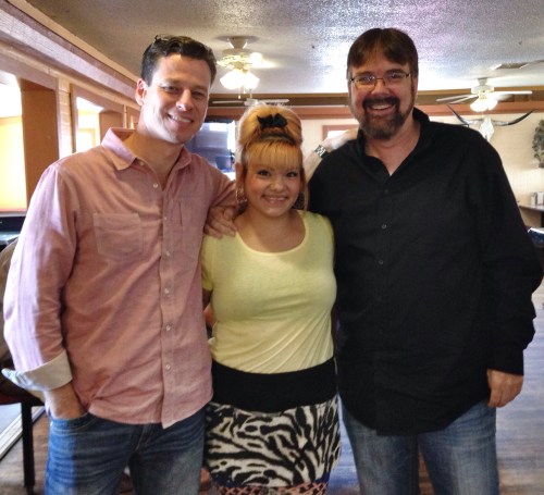 Lunch in New Mexico at the famed "Willie or Jesus" restaurant. 